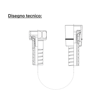 Flessibile doccia acciaio inox 120 cm antitorsione