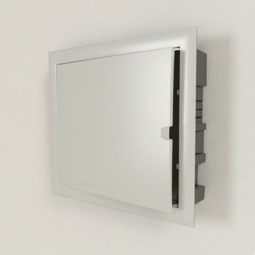 Sportello per collettore in plastica cornice e coperchio 33x27 cm