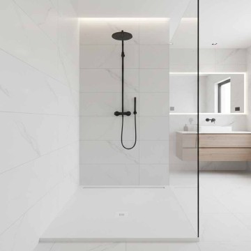 Piatto doccia ZERO Mineral Plane 750x1700 mm bianco antiscivolo