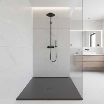 Piatto doccia ZERO Mineral Plane 800x1600 mm antracite antiscivolo