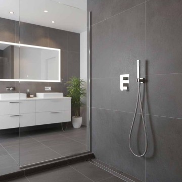 Flessibile doccia Spring Line 120 cm inox cromato antitorsione Ø1/2 F