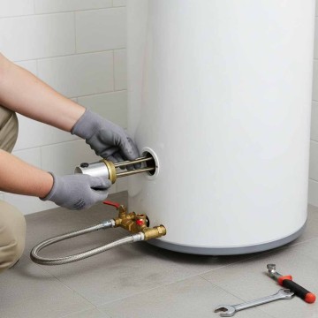 Resistenza elettrica acqua Ø2" 2000W 300mm monofase/trifase IMQ