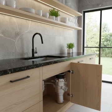 Tritarifiuti alimentare 370W induzione Ø3"1/2 Ø40 – SLC370C