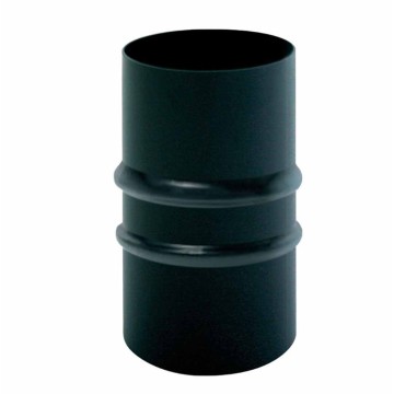 Manicotto giunzione FF/MM acciaio 1.2 Ø80 L150 mm nero