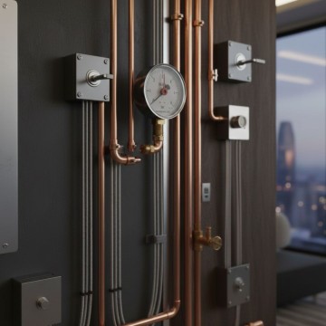 Manometro radiale Ø63 6 bar attacco 1/4" EN 837-1 INAIL