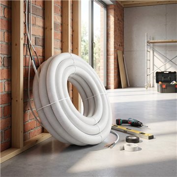 Tubo flessibile corrugato PPS Ø 80 mm rotolo da 20 Metri spessore maggiorato