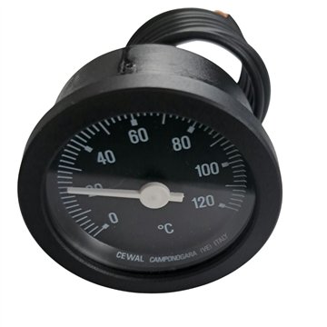 Termometro a capillare Ø52 0–120°C da cruscotto – T52P