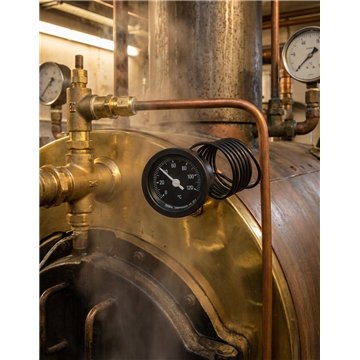 Termometro a capillare Ø52 0–120°C da cruscotto – T52P