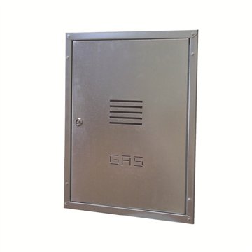 Sportello contatore gas incasso con cornice lamiera zincata