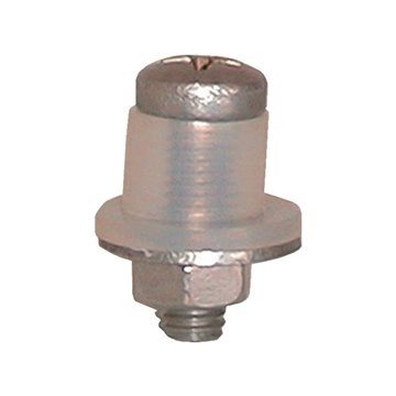 "Tappo prelievo fumi universale in acciaio inossidabile"