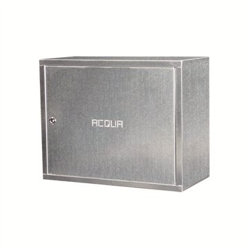 Cassetta contatore acqua in acciaio inox cass.cont.acqua inox h30 l40 p15 smontata