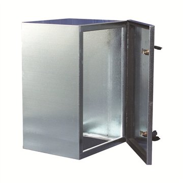 Cassetta tenuta stagna per contatore gas in acciaio inox cass.cont.gas stagna inox h60 l40 p25