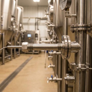 Pozzetto Termometrico 1/2" Inox AISI 304 5cm Ø9mm | Idrobay