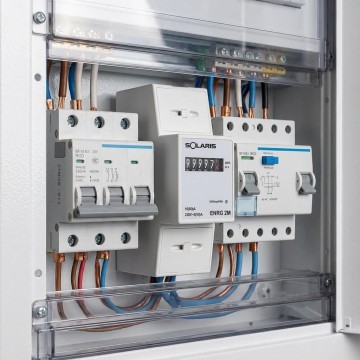 Contatore Energia Monofase 80A 2 Moduli Open Collector | Idrobay