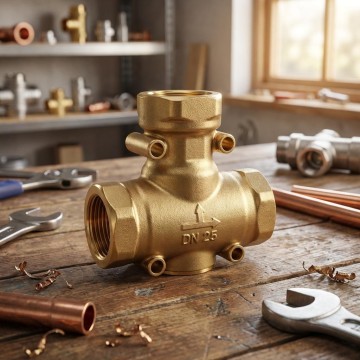 Valvola Anticondensa 1" 55°C Caldaie Legna Pellet 30kW | Idrobay