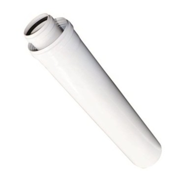 Prolunga Coassiale MF 60/100 L.1000mm PPS/Metallo Bianco | Idrobay