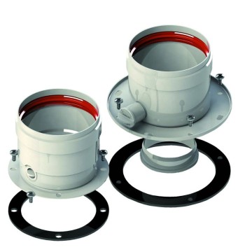 Kit Tronchetti Partenza Ø80 Alluminio Ispezione Universale | Idrobay