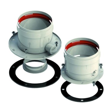 Kit Tronchetti Partenza Ø80 Alluminio Ispezione Universale | Idrobay