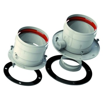 Kit Tronchetti Partenza Ø80 Alluminio Ispezione Universale | Idrobay