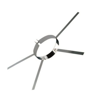 Collare Centraggio Inox AISI 316L Ø150mm Intubamento Camini | Idrobay