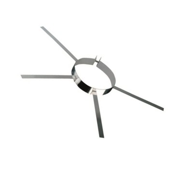 Collare Centraggio Inox AISI 316L Ø150mm Intubamento Camini | Idrobay