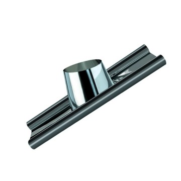 Faldale Tetti Inclinati 5-30° Ø80 Inox Base Plasmabile | Idrobay