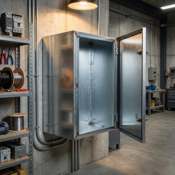 Cassetta Stagna Contatore Gas Lamiera Zincata 700x400x250 | Idrobay