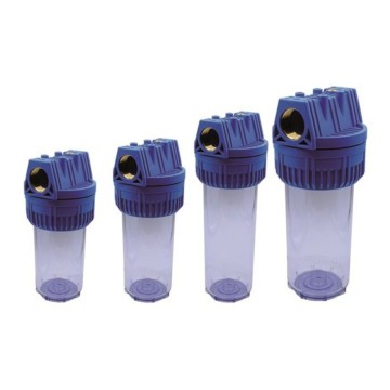 Contenitore Filtro 7" Ø1" Vaso Trasparente 105 l/min DM174 | Idrobay