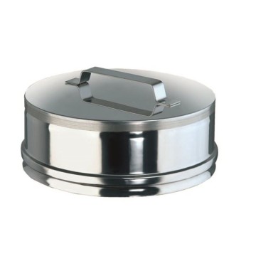 Tappo Ispezione Fumi Ø180 L.80 Inox AISI 316L Raccordi T | Idrobay