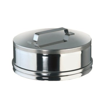 Tappo Ispezione Fumi Ø180 L.80 Inox AISI 316L Raccordi T | Idrobay