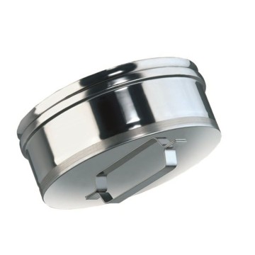 Tappo Ispezione Fumi Ø180 L.80 Inox AISI 316L Raccordi T | Idrobay