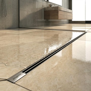 Canaletta Slot Floor Inox 40x1000 DN50 Altezza Regolabile | Idrobay