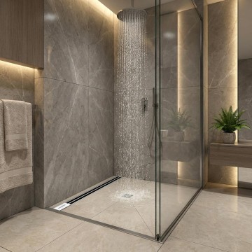 Canaletta Slot Floor Inox 40x1000 DN50 Altezza Regolabile | Idrobay