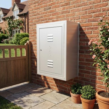 Cassetta Gas 70x50x30cm Zincata ABS Kit Reversibile | Idrobay