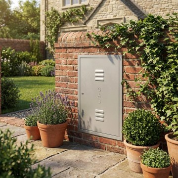 Cassetta Gas 70x50x30cm Zincata ABS Kit Reversibile | Idrobay