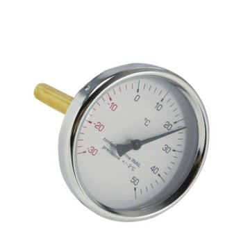 Termometro Bimetallico Ø80 Attacco Posteriore 1/2" | Idrobay
