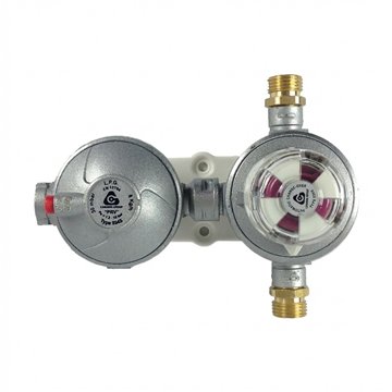 Regolatore Inversore GPL 5kg/h Doppio Stadio 2 Bombole | Idrobay