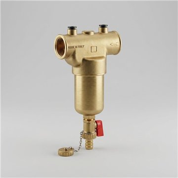 Filtro Autopulente 1/2" FF Ottone Cartuccia Inox DM174 | Idrobay