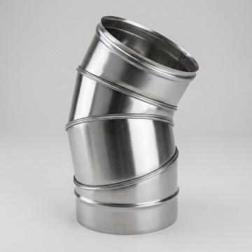 Curva Snodabile MF Ø80 AISI 316L Regolabile 0°-90° Canne Fumarie