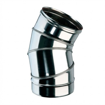 Curva Snodabile MF Ø80 AISI 316L Regolabile 0°-90° Canne Fumarie