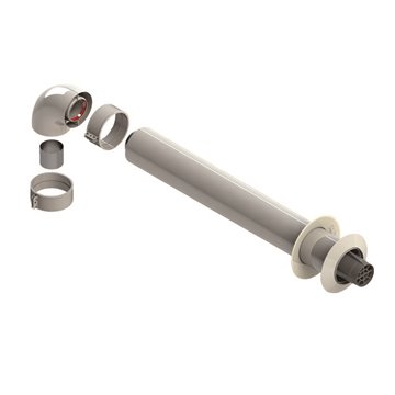 Kit coassiale ø 60/100 - alluminio per un'installazione efficiente