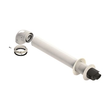 Kit coassiale in PPS e metallo verniciato bianco: il perfetto connett