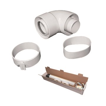 "Kit coassiale in materiale PPS/PVC: completo e affidabile"