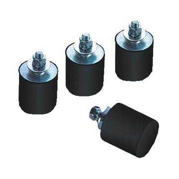 Supporti Antivibranti a Pavimento - 4 Pezzi Ø 40 mm 50 Kg