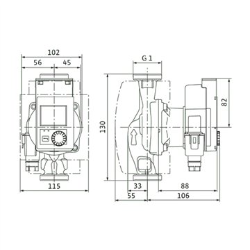 Circolatore alta efficienza Wilo Stratos PICO 15/0,5-4 130mm