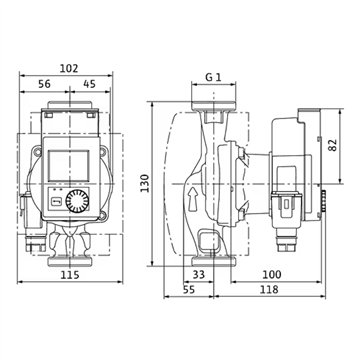 Circolatore alta efficienza Wilo Stratos PICO 15/0,5-8 130mm