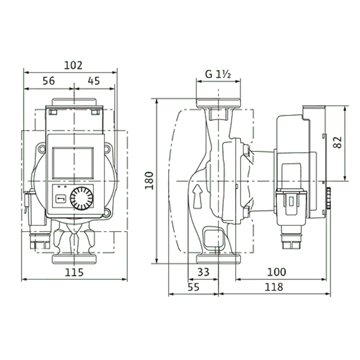 Circolatore alta efficienza Wilo Stratos PICO 25/0,5-8 180mm