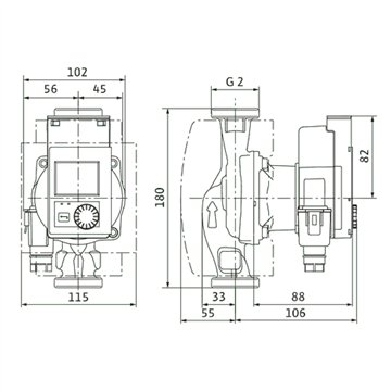 Circolatore alta efficienza Wilo Stratos PICO 30/0,5-4 180mm