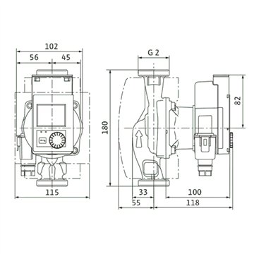 Circolatore alta efficienza Wilo Stratos PICO 30/0,5-8 180mm