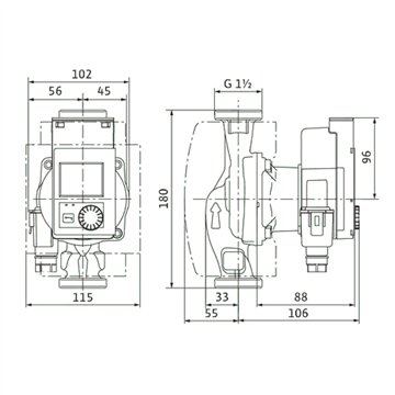 Circolatore alta efficienza Wilo Stratos PICO 25/0,5-6 BT 180mm